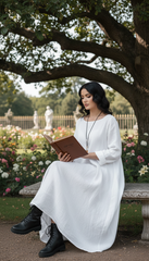 🦋 Butterfly Linen Dress — Effortless Elegance, Timeless Comfort| فراشه