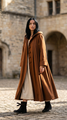 Wool Coat — Timeless Warmth with a Medieval Touch| Coat كسر