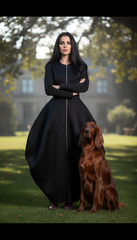 Bold Black Zipper Dress — Timeless Elegance in Two Luxurious Fabrics| غطس