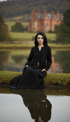 Maxi Linen Dress with Side Pockets | طوبى