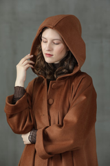 Elegant Wool Coat — Timeless Warmth with a Medieval Touch| Coat Kosr