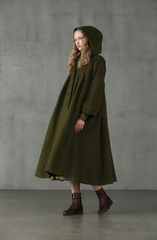 Elegant Wool Coat — Timeless Warmth with a Medieval Touch| Coat Kosr