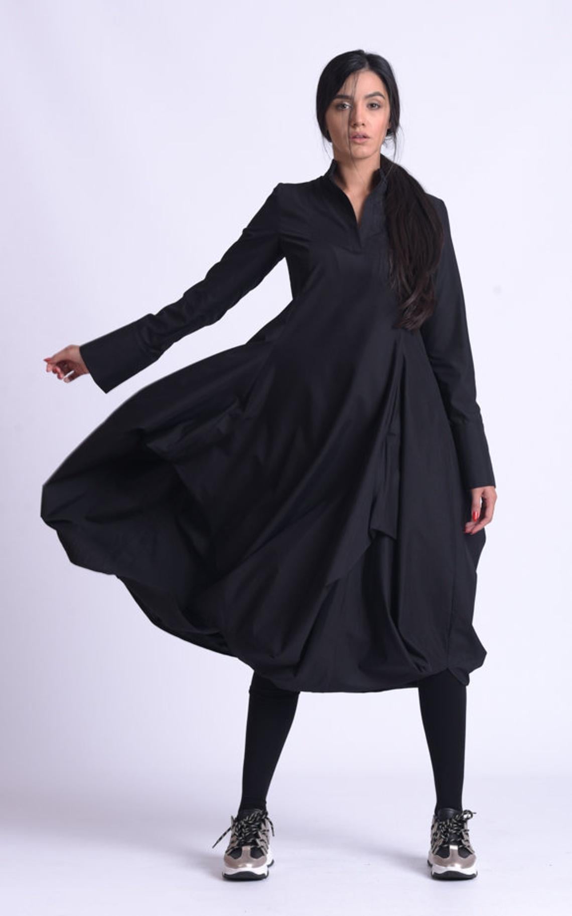 Shirt Dress Inspired by Rose Petal Design in Bubble Lycra — A Rare Piece for All Sizes 📏|Wrada