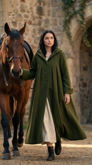 Wool Coat — Timeless Warmth with a Medieval Touch| Coat كسر