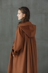 Elegant Wool Coat — Timeless Warmth with a Medieval Touch| Coat Kosr