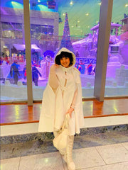 Medieval-Inspired Cape with Large Hood — Timeless Elegance |MANTO