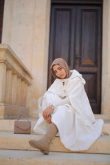 Medieval-Inspired Cape with Large Hood — Timeless Elegance |MANTO