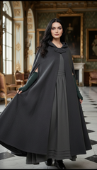 Heavy Wool Hooded Cape —  كاب صوف