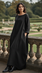 🦋 Butterfly Linen Dress — Effortless Elegance, Timeless Comfort| فراشه