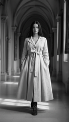 Linen Jacket , Functional Pockets, and a Detachable Belt  | جاكت زراير