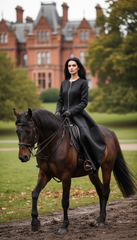 Bold Black Zipper Dress — Timeless Elegance in Two Luxurious Fabrics| غطس