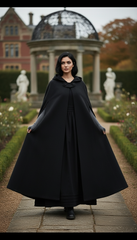 Heavy Wool Hooded Cape —  كاب صوف