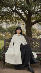 Medieval-Inspired Cape with Large Hood — Timeless Elegance |مانطو