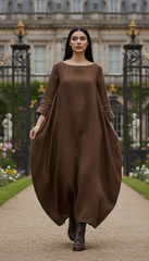 🦋 Butterfly Linen Dress — Effortless Elegance, Timeless Comfort| فراشه