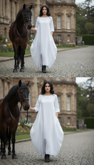 🦋 Butterfly Linen Dress — Effortless Elegance, Timeless Comfort| فراشه