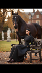 Bold Black Zipper Dress — Timeless Elegance in Two Luxurious Fabrics| غطس