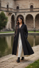 Linen Jacket , Functional Pockets, and a Detachable Belt  | جاكت زراير