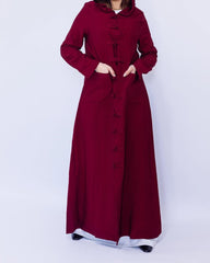 Japanese Linen Kaftan | Handcrafted Button Details | Timeless Elegance