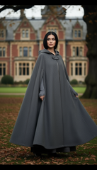Heavy Wool Hooded Cape —  كاب صوف