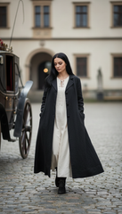 Linen Jacket , Functional Pockets, and a Detachable Belt  | جاكت زراير