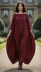 🦋 Butterfly Linen Dress — Effortless Elegance, Timeless Comfort| فراشه