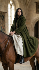 Wool Coat — Timeless Warmth with a Medieval Touch| Coat كسر