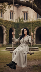 Linen Jacket , Functional Pockets, and a Detachable Belt  | جاكت زراير