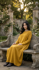 🦋 Butterfly Linen Dress — Effortless Elegance, Timeless Comfort| فراشه