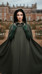 Heavy Wool Hooded Cape —  كاب صوف