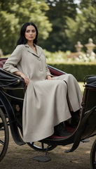 Linen Jacket , Functional Pockets, and a Detachable Belt  | جاكت زراير