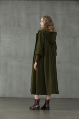Elegant Wool Coat — Timeless Warmth with a Medieval Touch| Coat Kosr