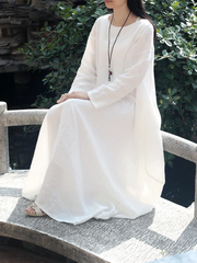 🦋 Butterfly Linen Dress — Effortless Elegance, Timeless Comfort