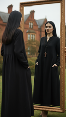 Maxi Linen Dress with Side Pockets | طوبى