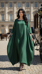 🦋 Butterfly Linen Dress — Effortless Elegance, Timeless Comfort| فراشه