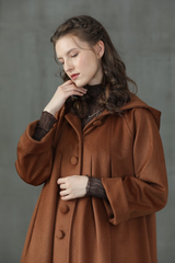 Elegant Wool Coat — Timeless Warmth with a Medieval Touch| Coat Kosr