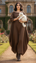 🦋 Butterfly Linen Dress — Effortless Elegance, Timeless Comfort| فراشه