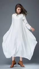 🦋 Butterfly Linen Dress — Effortless Elegance, Timeless Comfort