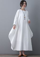 🦋 Butterfly Linen Dress — Effortless Elegance, Timeless Comfort