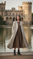 Linen Jacket , Functional Pockets, and a Detachable Belt  | جاكت زراير