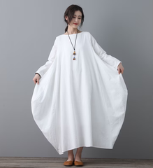 🦋 Butterfly Linen Dress — Effortless Elegance, Timeless Comfort
