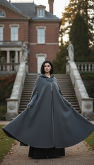 Heavy Wool Hooded Cape —  كاب صوف