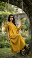 🦋 Butterfly Linen Dress — Effortless Elegance, Timeless Comfort| فراشه