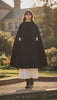 Medieval-Inspired Cape with Large Hood — Timeless Elegance |مانطو