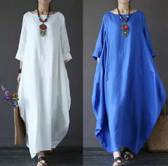 🦋 Butterfly Linen Dress — Effortless Elegance, Timeless Comfort