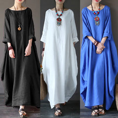 🦋 Butterfly Linen Dress — Effortless Elegance, Timeless Comfort