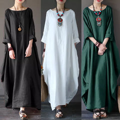 🦋 Butterfly Linen Dress — Effortless Elegance, Timeless Comfort
